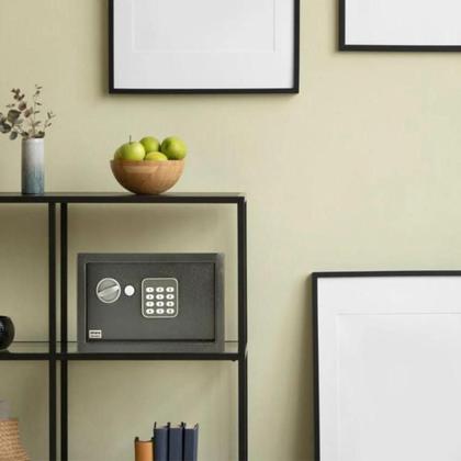 Imagem de Cofre Eletrônico Secret Plus 250x350x250mm Cor Grafite - Silvana