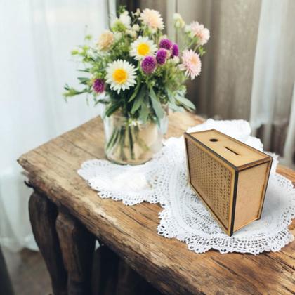 Imagem de Cofre Guardar Dinheiro Woodbox Japones KAKEBO DESAFIO NAT 