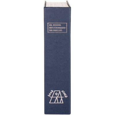 Imagem de Cofre Mecânico com Chave Formato Livro Azul Fixser