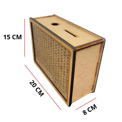 Imagem de Cofre Poupança 10 Mil - Método C/ Aprendizagem - Em Mdf