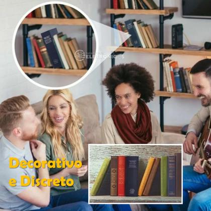 Imagem de Cofre Secreto Camuflado Formato Livro Com Chave de Proteção Para Joias e Objetos de Valor MTC210