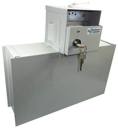Imagem de Cofre Tomada Grande Com Gaveta Interna E Fundo Falso 20x35cm