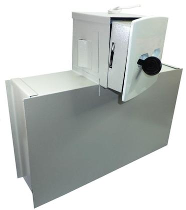 Imagem de Cofre Tomada Grande Com Gaveta Interna E Fundo Falso 20x35cm