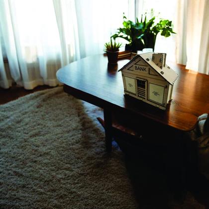 Imagem de Cofrinho Cofre CASA BANCO Dinheiro Woodbox Japones Poupança C