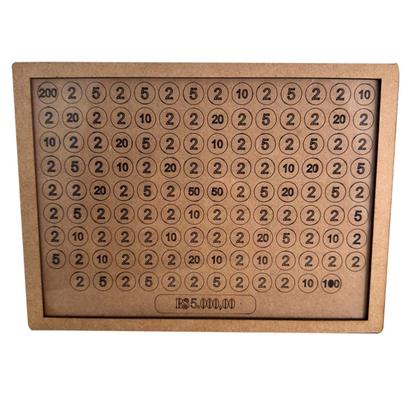 Imagem de Cofrinho Cofre Guardar Dinheiro Fácil Caixa Woodbox 5 mil Original Realize Seus Sonhos