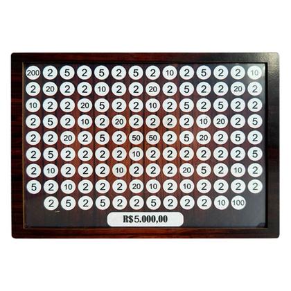Imagem de Cofrinho Cofre Guardar Dinheiro Fácil Caixa Woodbox 5 mil Original  Realize Seus Sonhos