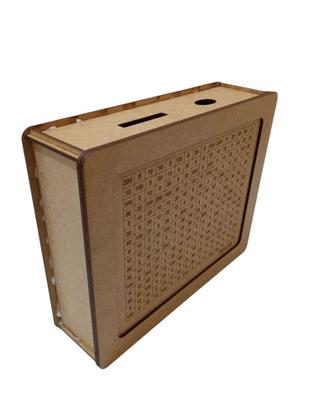 Imagem de Cofrinho Desafio De 10 MIL Em Mdf Crú