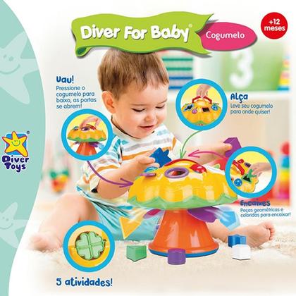 Imagem de Cogumelo atividades diver for baby pedagógico - divertoys