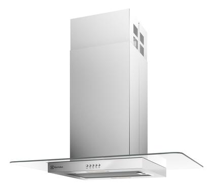 Imagem de Coifa De Ilha 90cm Inox Com Vidro Led 127v - Electrolux