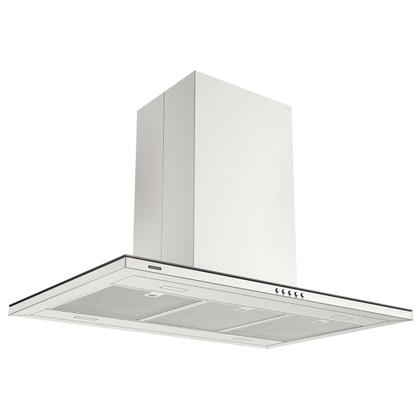 Imagem de Coifa de Ilha Tramontina Slim Isla 90 em Aço Inox com Acabamento Scotch Brite 90 cm