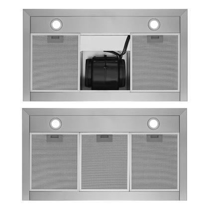 Imagem de Coifa de Parede 90cm Infinity 220V Vidro Digital Touch Preto Inox Fischer