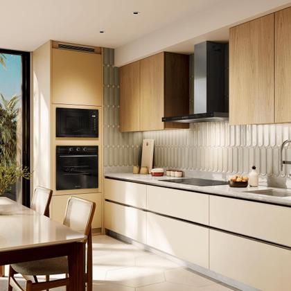 Imagem de Coifa de Parede 90cm Mueller Plana com Função Depurador e Exaustor Inox 220V - MCP90K
