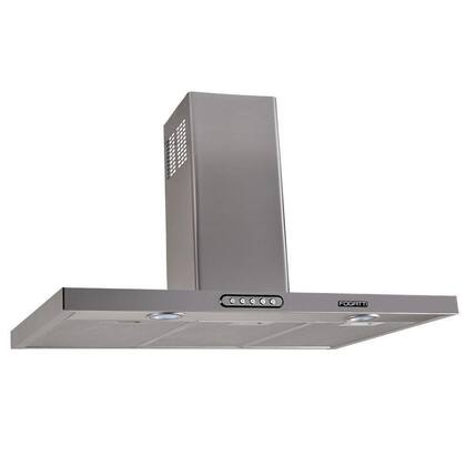 Imagem de Coifa De Parede 90cm Retangular Duto Slim Fogatti Inox 110V