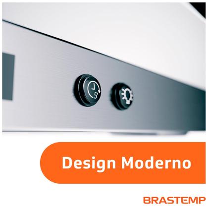 Imagem de Coifa de Parede Brastemp 90 cm Inox 5 e 6 Bocas Timer Autodesligamento BAP90AR