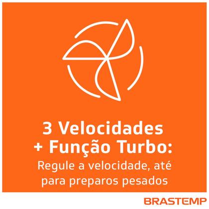 Imagem de Coifa de Parede Brastemp 90 cm Inox 5 e 6 Bocas Timer Autodesligamento BAP90AR