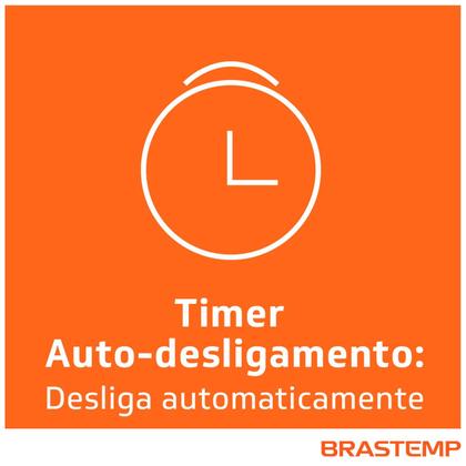 Imagem de Coifa de Parede Brastemp 90 cm Inox 5 e 6 Bocas Timer Autodesligamento BAP90AR