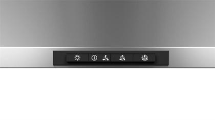 Imagem de Coifa de Parede Brastemp 90 cm Inox piramidal 5 e 6 bocas com duplo filtro - BAI91BR