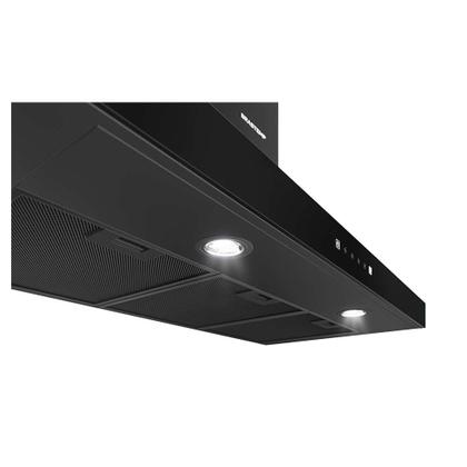 Imagem de Coifa de Parede Brastemp 90cm com 03 Velocidades, Painel Touch on Glass Eclipse Collection Black Inox - BAE90AP