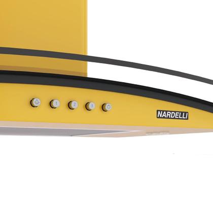 Imagem de Coifa de Parede Clean Vidro Curvo 80cm 140W Nardelli