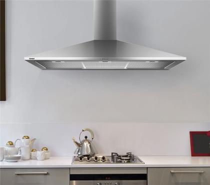 Imagem de Coifa de Parede Consul 90 cm Inox piramidal 5 e 6 bocas com duplo filtro - CA090BR