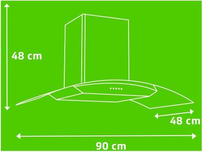 Imagem de Coifa de Parede Consul 90cm Inox 5 e 6 Bocas