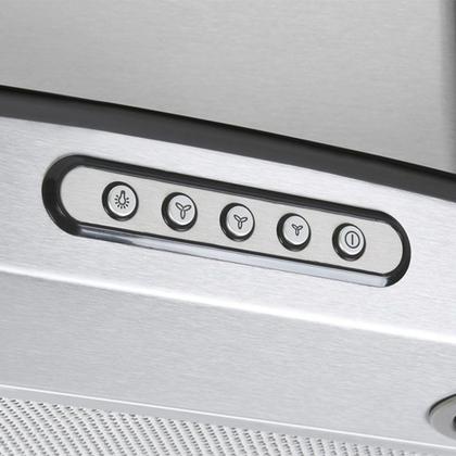 Imagem de Coifa De Parede Depurador Inox 4 à 6 Bocas 90cm Vidro Curvo Slim Fogatti