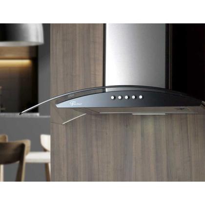 Imagem de Coifa de Parede Fit 60 Cm Com Vidro Fischer