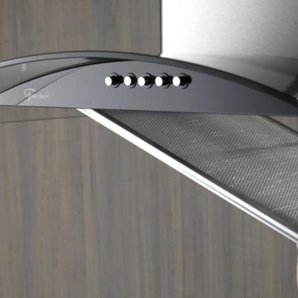 Imagem de Coifa de Parede Fit 60cm Vidro 220V Fischer