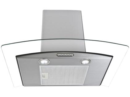 Imagem de Coifa de Parede Fogatti Slim 90cm Vidro Curvo Inox - 220V
