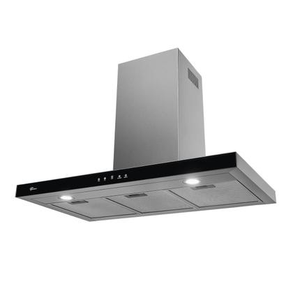 Imagem de Coifa de parede infinity 90 cm vidro digital touch preto 127v - fischer