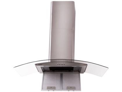 Imagem de Coifa de Parede Mondial 90cm até 6 Bocas Vidro Curvo CF90-01