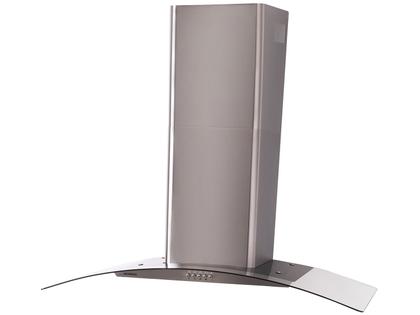 Imagem de Coifa de Parede Mondial 90cm até 6 Bocas Vidro Curvo CF90-01