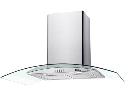 Imagem de Coifa De Parede Philco Curva 90cm Inox Dupla Filtragem
