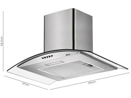 Imagem de Coifa de Parede Philco Glass PCO60G 60cm 3 Velocidades