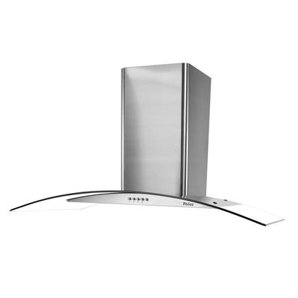 Imagem de Coifa de Parede Philco PCO90G Curva 90cm Inox Dupla filtragem 220V