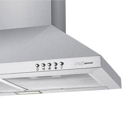 Imagem de Coifa e Depurador de Parede Piramidal EOS 60cm Cheff Gourmet Inox ECO61PPI 220V