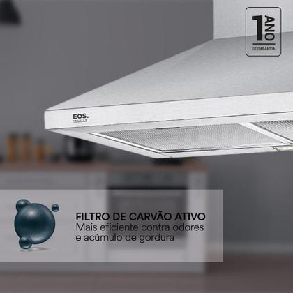 Imagem de Coifa e Depurador de Parede Pirâmide EOS 60 cm ECO60PP Inox 220V