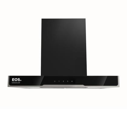 Imagem de Coifa e Depurador EOS ECO60PTDP Premium Digital Touch Inox Preta 220V