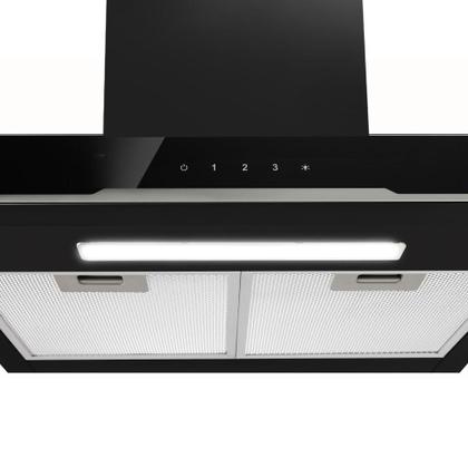 Imagem de Coifa e Depurador EOS ECO60PTDP Premium Digital Touch Inox Preta 220V