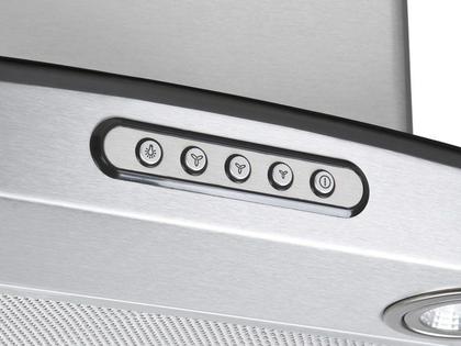 Imagem de Coifa Fogatti de Parede Vidro Curvo Slim Inox 60cm 4 e 5 Bocas