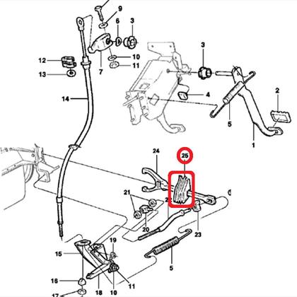 Imagem de Coifa guarda pó do garfo embreagem gm a10 c10 c14 d10 a20 c20 d20 a40 c20 d40 veraneio silverado gmc 3500 6100 6150