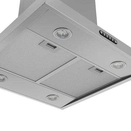 Imagem de Coifa Ilha 60cm Retangular Terim Inox 110V