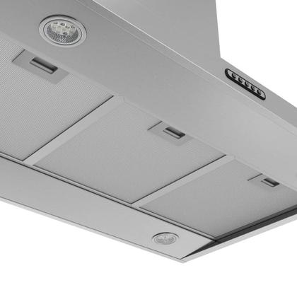 Imagem de Coifa Ilha de Teto Retangular 90cm Nardelli Inox 4 à 6 Bocas