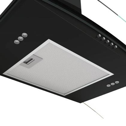 Imagem de Coifa Nardelli de Parede Clean Vidro Curvo 80cm Preto