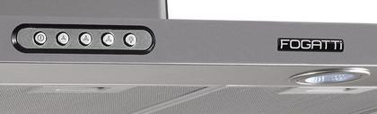 Imagem de Coifa Parede Retangular Fogatti Slim Inox 60cm 4 e 5 Bocas Exaustor ou Depurador