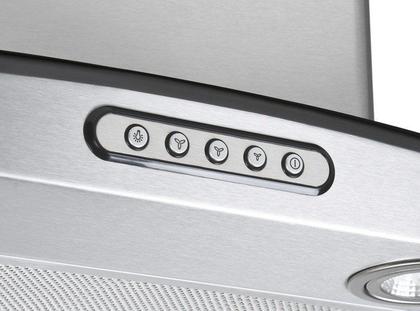Imagem de Coifa Parede Vidro Curvo Slim Inox 75cm Nardelli 4 à 6 Bocas