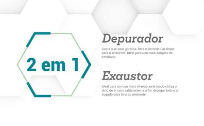 Imagem de Coifa Philco PCO60G Glass Depurador & Exaustor 60cm Inox