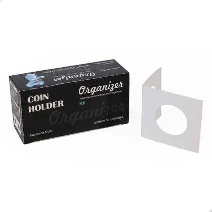 Imagem de Coins Holder Porta Moedas Grampeável Organizer 40mm