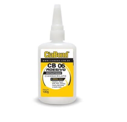 Imagem de Cola Adesivo Instantâneo Cb 06 Ciabond 100g Anti Entupimento
