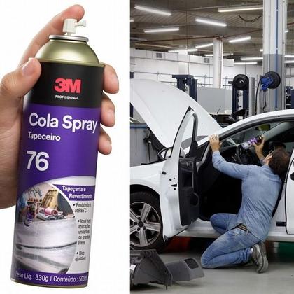 Imagem de Cola Adesivo SPRAY Tapeceiro 76 3M